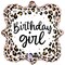 Betallic® Satin Leopard Birthday Girl Foil Mylar Balloon 18" Birthday Party Decor